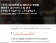 This organisation is fighting climate change, saving wildlife and generating jobs for tribal people - Think Change India